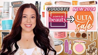 BRAND NEW ULTA SALE 2024 GOODBYE TO THE 21 DAYS OF BEAUTY [upl. by Inava]