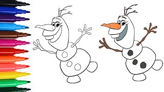 How to draw Olaf from Frozen frozen olaf disney disneyjunior waltdisneyworld art viral [upl. by Pero]