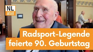 Cottbus  RadsportLegende Eberhard Pöschke feierte 90 Geburtstag [upl. by Drud]