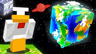 Minecraft mais je peux changer de PLANÈTES [upl. by Nitsuj]