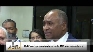 Ratifican cuatro miembros de la JCE uno queda fuera [upl. by Ellicul]