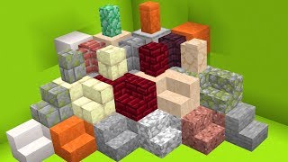 50 New Decorative Blocks in Minecraft Snapshot 18w34b [upl. by Natasha12]