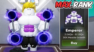 We Finally Unlocked Emperor Body Alter in Roblox Gym League [upl. by Kcor]