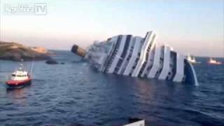 Costa Concordia accident video January 2012 Italy [upl. by Olegnaleahcim300]