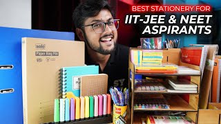 Best Stationery amp DeskRoom Organising Tools for IITJEE amp NEET Aspirants 🚀  Student Yard ✨ [upl. by Ahsitam]