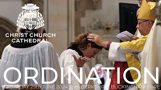 The Ordination of Deacons Saturday 29th June 2024 2pm [upl. by Sane]