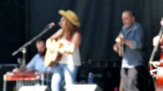 The Honeycutters cover quotHallelujahquot Merlefest 2015 [upl. by Nibuz]