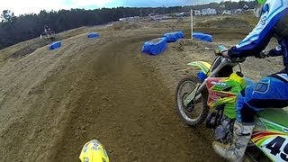 HELMET CAM Lowell Spangler  Elizabeth City MXPTV [upl. by Ide308]