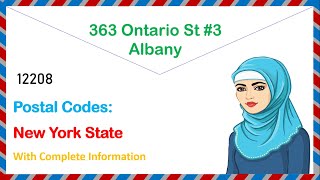 zip Code Post Office Address and Contact Number of Albany 363 Ontario St 3 NY US 4265293 7380835 [upl. by Anairo]