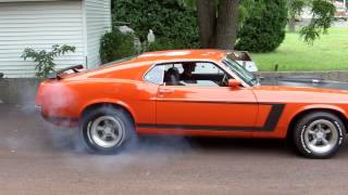 1970 mustang burnout [upl. by Nahshunn962]