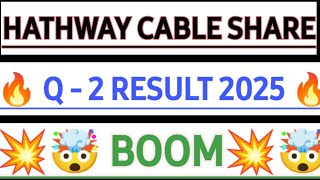 Hathway cable share latest news today  hathway cable share news today stockmarket stocks [upl. by Aehsel]