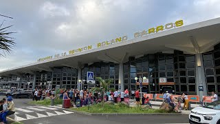 Aéroport Roland Garros  Les vols ont repris dès 18h30 [upl. by Urbas]