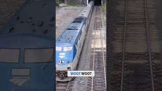 Amtrak in the Gallitzin Tunnels outside Altoona [upl. by Curtice]