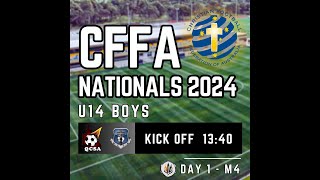 CFFA NATIONALS 2024  DAY 1  U14 BOYS  QCSA V VCFA [upl. by Yadseut332]