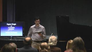 Part II  Eugene Onegin Lecture  Prof Ilya Vinitsky  Russian Opera Workshop [upl. by Issor]