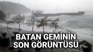 NTV Zonguldakta batan geminin son görüntüsü [upl. by Thayne]