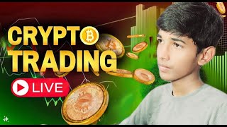 TRADING CRIPTO LIVE TRADING  bitcoin ethereum cryptocurrency tradewithanupam [upl. by Goeger]