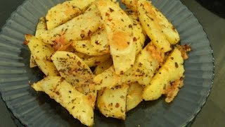 How to Make  Potato Wedges  Herbed Cheesy Potato Wedges  Instant amp Crispy  By Food Connection [upl. by Drape]