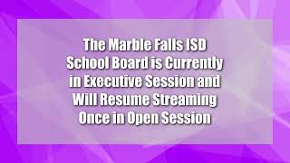 Marble Falls ISD Board Meeting 7152024 [upl. by Atyekram692]