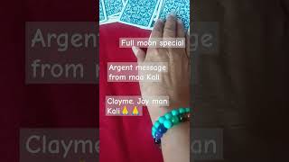 tarot urgent message from maa Kali full moon special [upl. by Jobye]