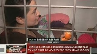 Deniece Cornejo eksklusibong nakapanayam ng GMA News sa loob ng kanyang selda sa CIDG [upl. by Nodlehs]