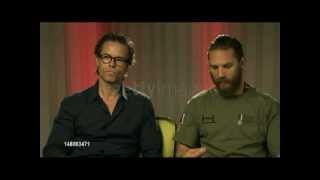 Tom Hardy amp Guy Pearce talk about Lawless [upl. by Rez353]