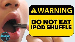 Top 10 Warning Labels Created for Morons [upl. by Annavaj]