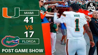 PostGame Show  Miami Hurricanes vs Florida Gators  CanesTalkLive [upl. by Hazlip]