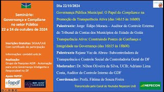 Governança e Compliane no setor Público [upl. by Lisette]