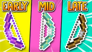 HYPIXEL SKYBLOCK  The BEST Bows for EARLYMIDLATE game [upl. by Curtice706]