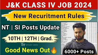 JKSSB Class Iv Posts Notification Out 🔥  Jkssb Naib Tehsildar Posts 2024  JKSSB 10th Pass New Jobs [upl. by Jahdiel]