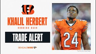 BREAKING Khalil Herbert Has Been Traded To The Bengals [upl. by Kele]