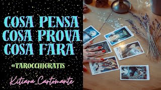 Cosa pensa Cosa prova cosa farà tarocchigratis cosapensacosaprovacosafarà cartomante amore [upl. by Anihsak945]