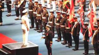 Canadian Navy Centennial Tattoo GRAND ENTRY at PNE 2010 [upl. by Yecram804]