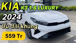 KIA K3 2024  Chi tiết KIA K3 16 LUXURY 2024 giá lăn bánh [upl. by Srevart]