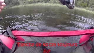 Pêche brochet HD go pro rockvib reins 2014 lac de lacanau [upl. by Ma]