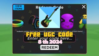 Free UGC limited code  zam2109 Roblox [upl. by Ullund446]