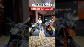 KTM 890 Adventure R and 890 Duke R launched 🔥 [upl. by Ursa]