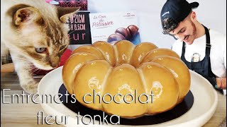 Lecoindupatissier la boxe entremet chocolat fleur tonka [upl. by Elleahcim250]