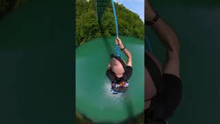 Apprentissage du saut pendulaire 🚀 sautpenduoaire ropeswing exploration [upl. by Ynahpit]