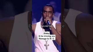 Diddy ill be missing youHomage to B I C Diddy diddychannel puffdaddy big hiphop short shorts [upl. by Edasalof]