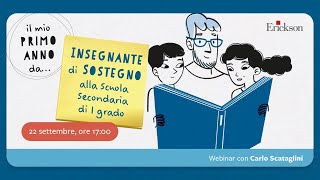 Il mio primo anno da… insegnante di sostegno alla secondaria di primo grado [upl. by Ahseit]