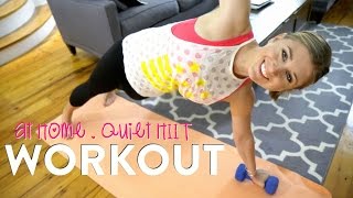 Nap Time Workout Quiet At Home Postpartum Abs Workout for Women  Sarah Fit [upl. by Thorwald674]