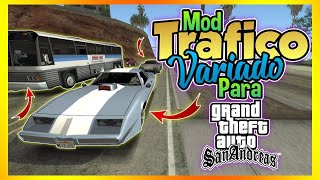 GTA San Andreas Realistic Traffic MOD [upl. by Najtsirk]