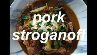 How to make Pork Stroganoff  Stroganov a classic Russian dish [upl. by Savory690]