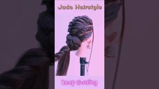 easy hairstyles for medium hair for daily use ytstudioes hairstyle howto braidedbun beauty [upl. by Akiehsat181]