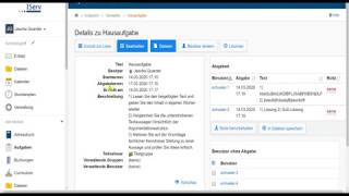 Das Modul Aufgaben bei IServ  SoftwareTutorial by Quatematik [upl. by Brendon]