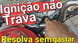 moto não funciona trava do guidão veja como ajeitar [upl. by Nagiam641]