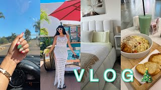 VLOG BEDROOM REVEALNew wall art new carpet Christmas decor new nailslots of shopping FT Ollny [upl. by Mcclenaghan]