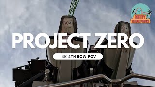 Project Zero 4th Row POV  Gumbuya World Victoria Australia  On Ride 4K Point Of View [upl. by Mayram27]